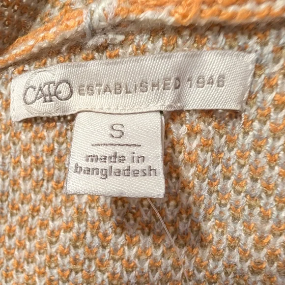 Cato Geometric Patterned Long Cardigan Size Small - Picture 3 of 7